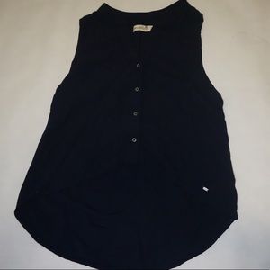 Button Down Sleeveless Tank